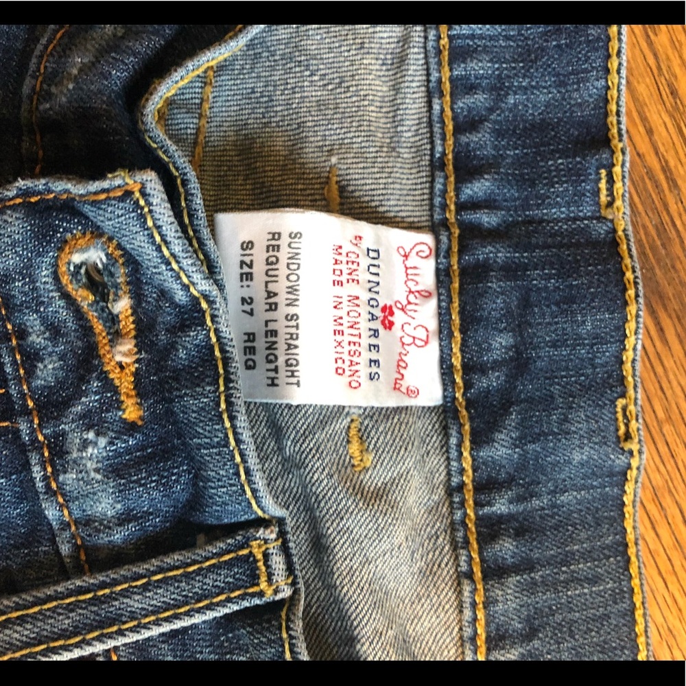 Lucky Brand Sundown Straight Leg size 27